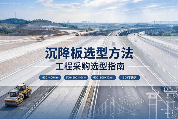 澄海沉降板选择方法