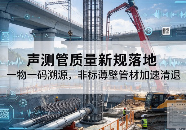 澄海声测管质量新规落地，一物一码溯源，非标薄壁管材加速清退